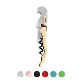 Truetap Gold Double Hinged Waiter's Corkscrew by True