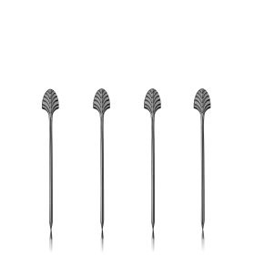 Gunmetal Deco Cocktail Picks by Viski