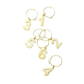 Gold Plated Wine Charms by Viski