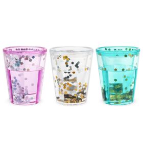 Mermaid Sparkle Glitter Shot Glasses by Blush