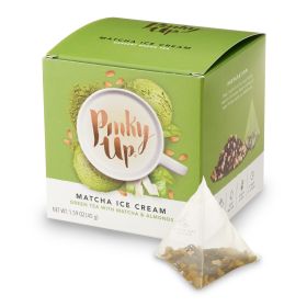 Matcha Ice Cream Pyramid Tea Sachets by Pinky Up