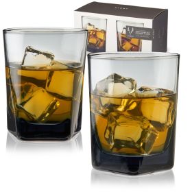 Smoke Double Old Fashioned Glasses by Viski