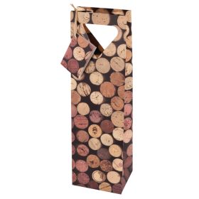 1-Bottle Corks Wine Bag