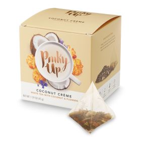 Coconut Crème Pyramid Tea Sachets by Pinky Up