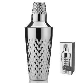 Stainless Steel Faceted Cocktail Shaker by Viski