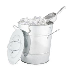 Galvanized Metal Ice Bucket by Twine