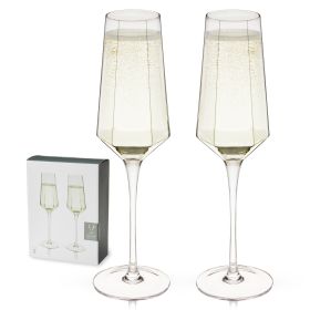 Seneca Crystal Champagne Flutes Viski