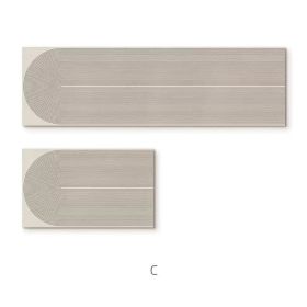 Japanese Style Kitchen Floor Mat Household Soft Diatom Ooze Floor Mat Simple Strip Absorbent Oil Absorbing (Option: Style3-40x120cm)