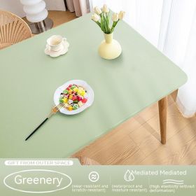 Sheepskin All-inclusive Tablecloth Waterproof And Oil-proof Disposable Anti-scald Tablecloth (Option: Grass Green-Suitable For 80X120cm)