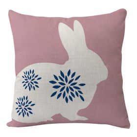 Pillow Cover Linen Digital Printing Cushion (Option: Ym13 29-45x45cm)