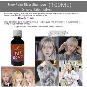 Blue Hair Care Shampoo (Option: 100ML-Fine Silver)