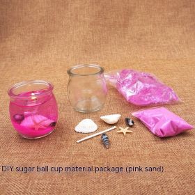 Jelly Candle Material Package Handmade (Option: Pink Marine Material Package)