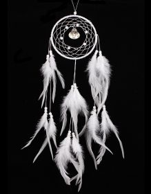 Feather Dreamcatcher Wind Chimes Pendant (Option: White-13 √ó 55CM)