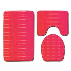 Modern Minimalist Bathroom Mats Three-piece Set (Option: PJ220715 A002-45x75CM)