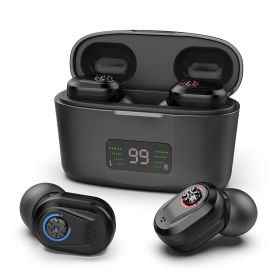 New TWS In-ear Digital Display Charging Warehouse Digital Hearing Aid (Option: Black-Z 127D)