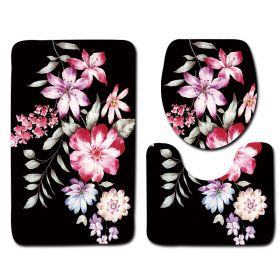 Modern Minimalist Bathroom Mats Three-piece Set (Option: Shh118-50x80cm)