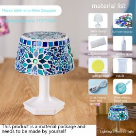 Children's Mosaic Table Lamp Diy Handmade (Option: Clear Spring)