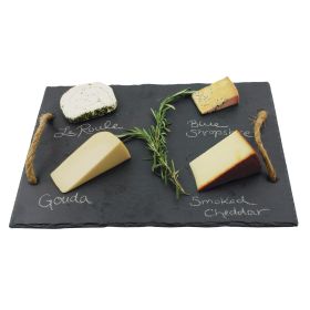 Slate Cheese Board by Twine (Color: Black, Material: slate)